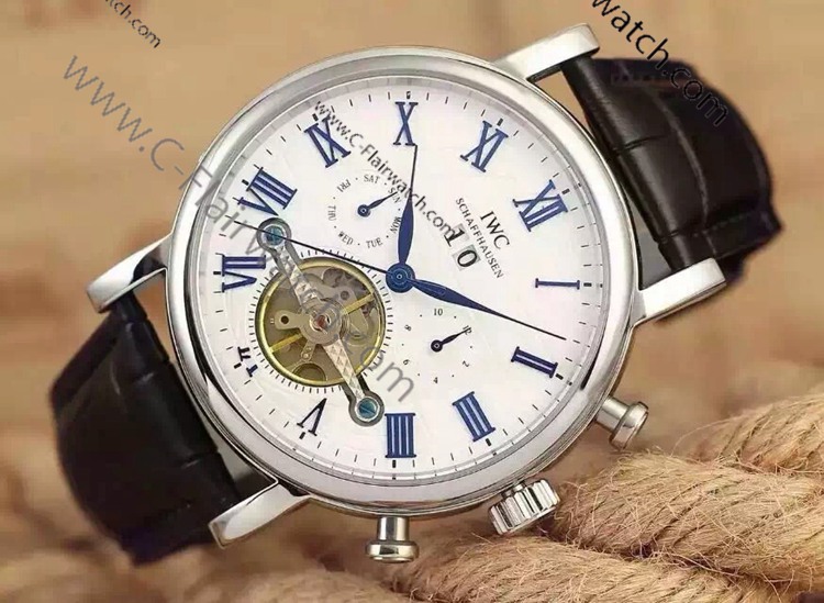 IWC SCHAFFHAUSEN Replica Watch White Tourbillon